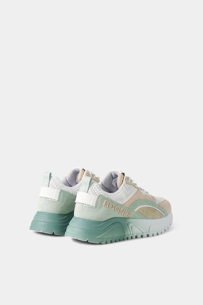 Malaga Trainers In White/Mint/Ros¨¦