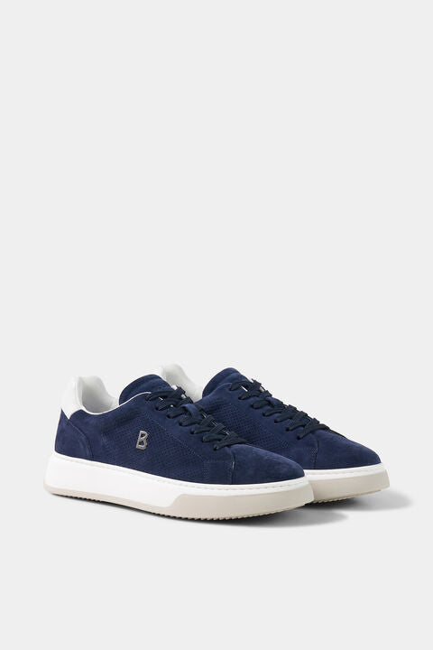 Milan Trainers In Navy Blue