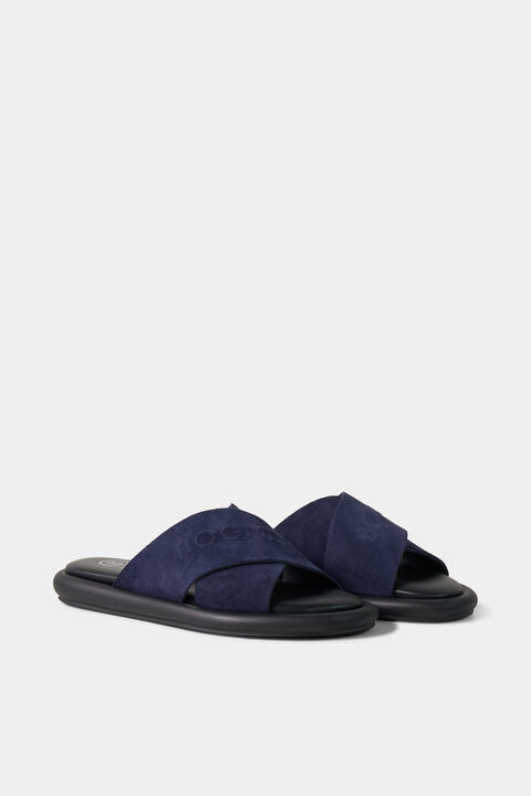 Portofino Sandals In Navy Blue