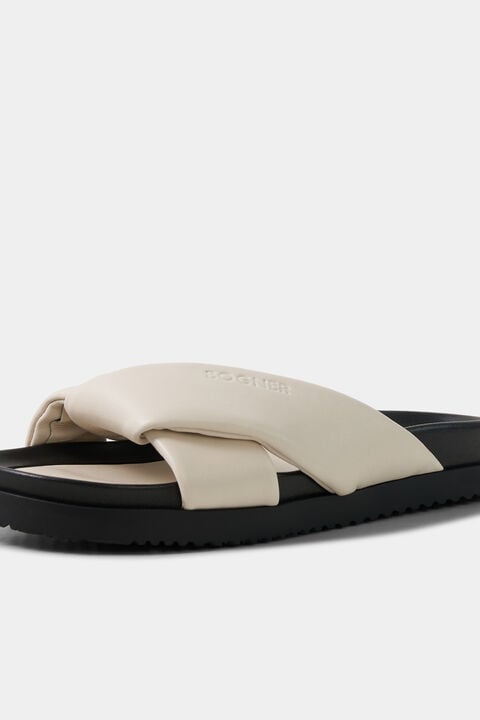 Sirolo Sandals In Cream/Black