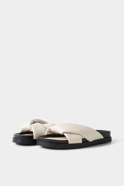 Sirolo Sandals In Cream/Black
