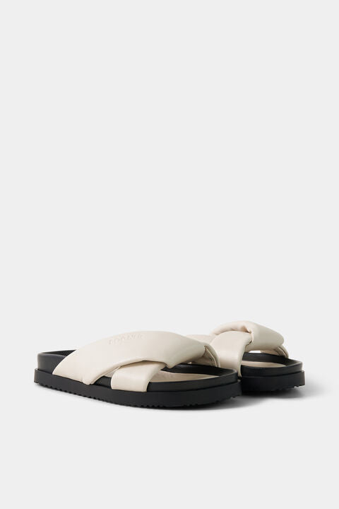 Sirolo Sandals In Cream/Black