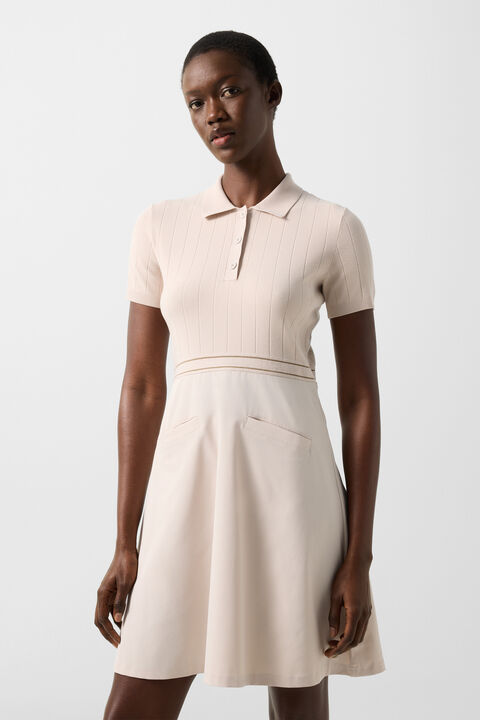 Selin Polo Dress In Sand