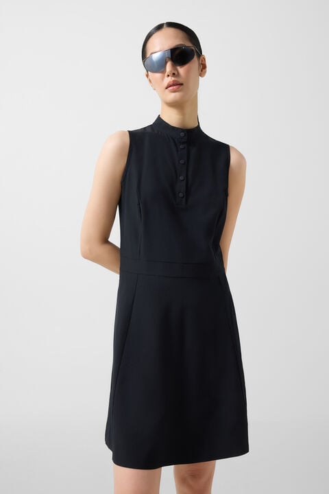 Ilena Functional Dress In Black