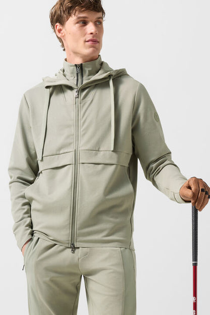 Ernesto Jersey Jacket In Eucalyptus