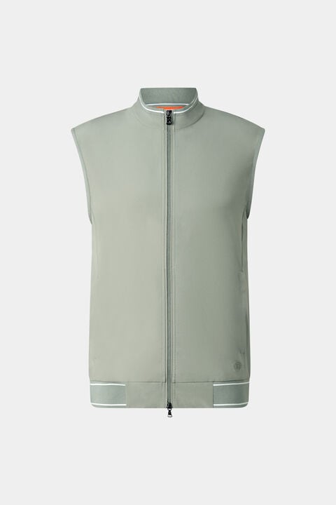 Mahdi Functional Waistcoat In Eucalyptus