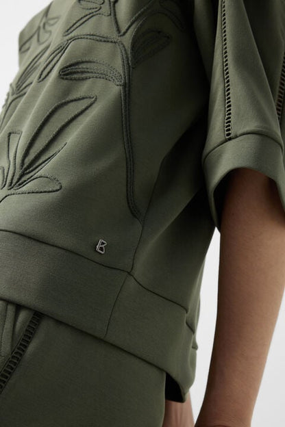 Rabea Sweatshirt In Olive Green