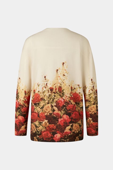 Cardigan Heidi In Sand/Red