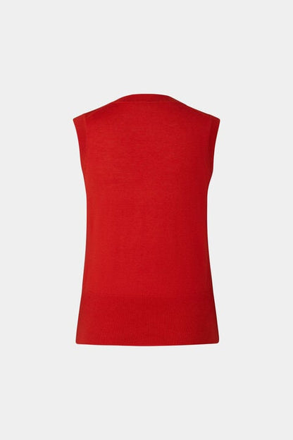 Knitted Top Isola In Red