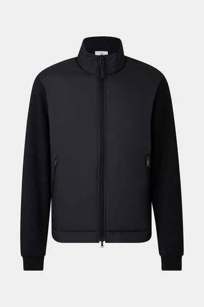 Rover Hybrid Jersey Jacket In Black