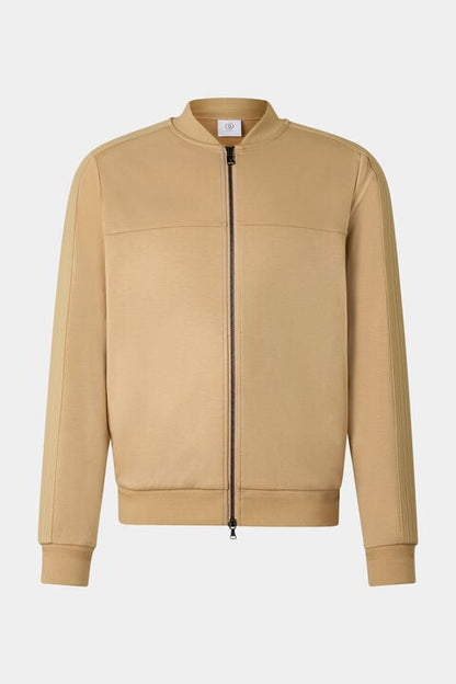 Lennox Jersey Jacket In Camel