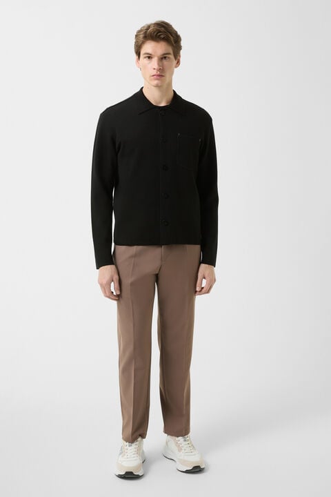 Olaf Knit Jacket In Black