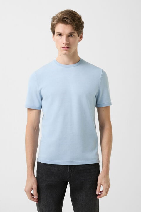 Knitted Shirt Ohio In Light Blue