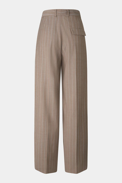 Joya Virgin Wool Trousers In Camel