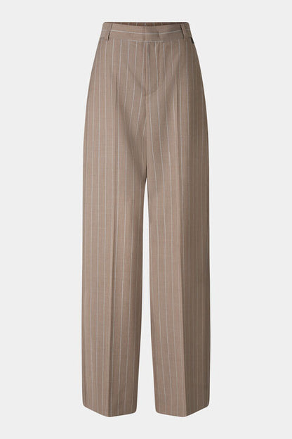 Joya Virgin Wool Trousers In Camel