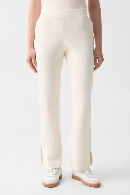 Josie Knitted Trousers In Cream