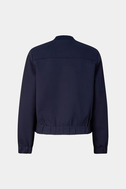 Luisa Jersey Jacket In Navy Blue