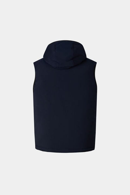 Clion Lightweight Down Waistcoat In Navy Blue