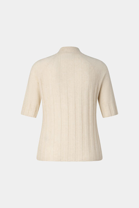 Virgin Wool Cashmere Shirt Tina In Cream