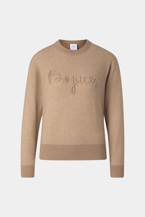 Tatjana Pure New Wool Cashmere Jumper In Camel