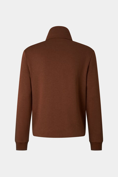 Baker Down Jersey Jacket In Brown