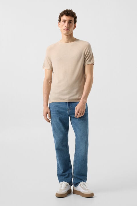 Osaka Merino Shirt In Beige