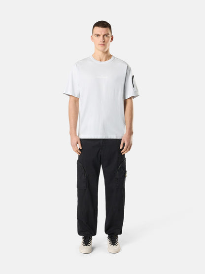 3100004 STRETCH ORGANIC BROKEN TWILL COTTON 'OLD' EFFECT