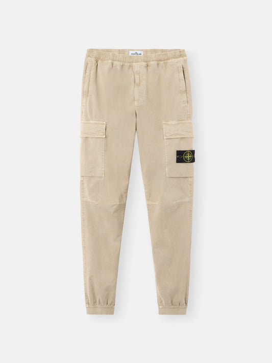 3100033 STRETCH ORGANIC BROKEN TWILL COTTON 'OLD' EFFECT