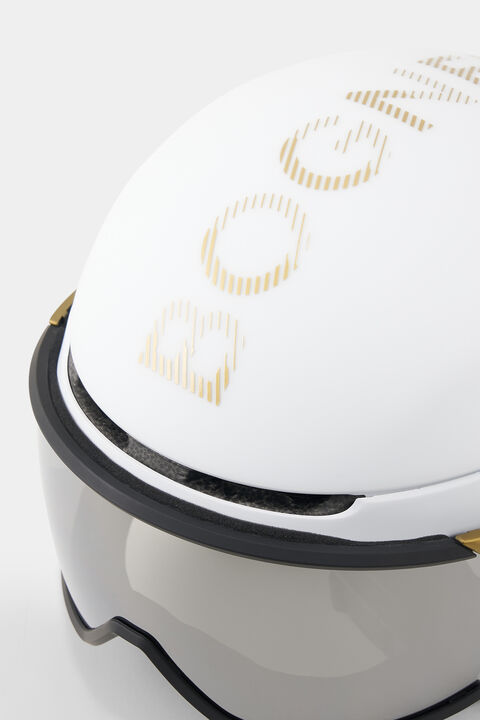 Ski Helmet St. Moritz In White/Gold