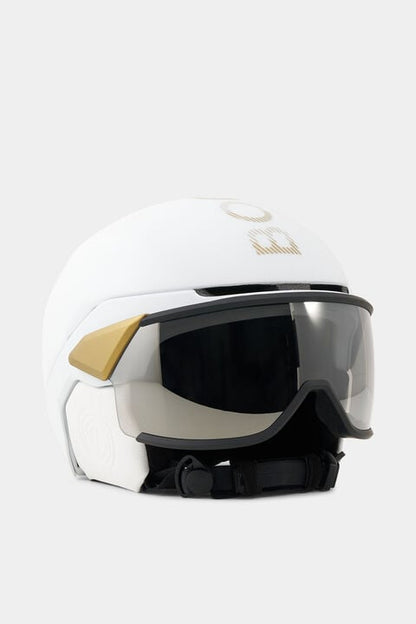 Ski Helmet St. Moritz In White/Gold