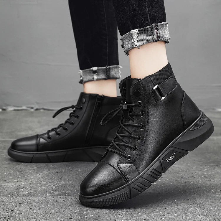 Men's Genuine Leather Martin Boots
