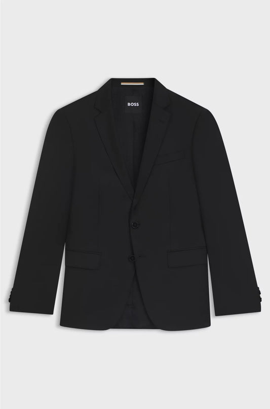 SLIM-FIT SUIT JACKET IN VIRGIN-WOOL SERGE