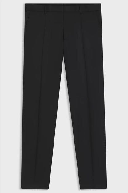 SLIM-FIT TROUSERS IN VIRGIN-WOOL SERGE