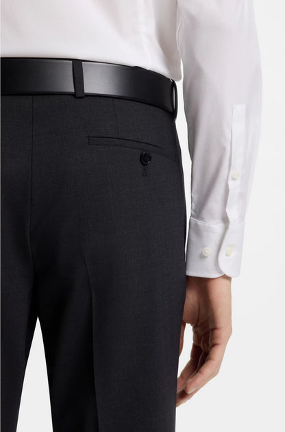 SLIM-FIT SHIRT IN EASY-IRON STRETCH-COTTON POPLIN