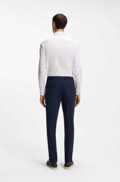 SLIM-FIT SHIRT IN EASY-IRON COTTON-BLEND POPLIN
