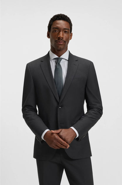 SLIM-FIT JACKET IN STRETCH VIRGIN WOOL