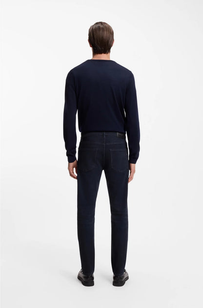 DELAWARE SLIM-FIT JEANS IN DARK-BLUE SOFT DENIM