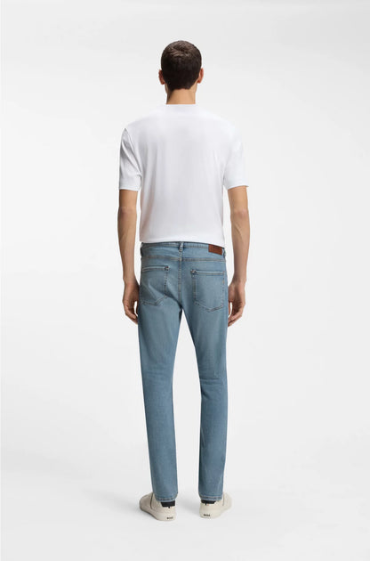 DELAWARE SLIM-FIT JEANS IN PURE-BLUE DENIM
