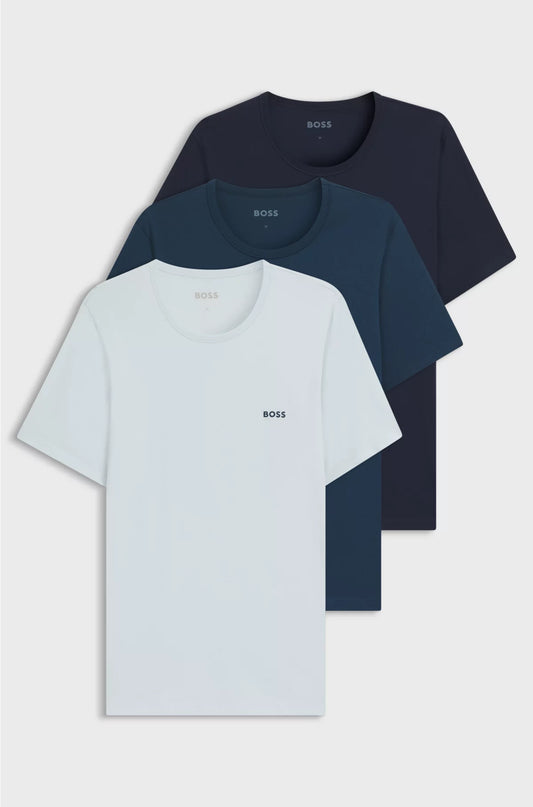 THREE-PACK OF UNDERWEAR T-SHIRTS IN COTTON