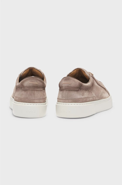 GARY TRAINERS IN SUEDE WITH ELASTIC LACING SYSTEM
