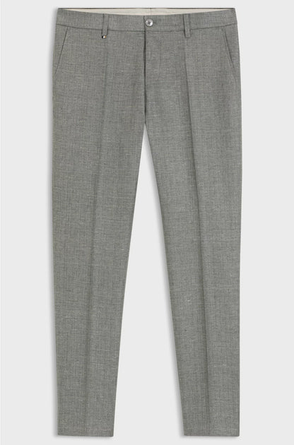 FORMAL TROUSERS INMICRO-PATTERNED STRETCH FABRIC