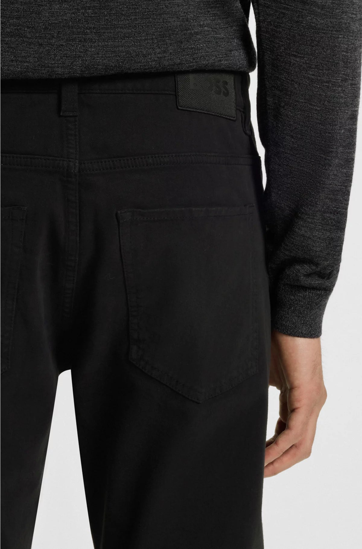 DELAWARE SLIM-FIT TROUSERS IN STRETCH-COTTON TWILL